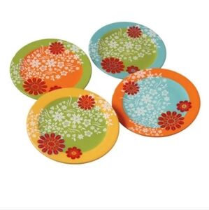 Bright floral Snack / Appetizer Plates